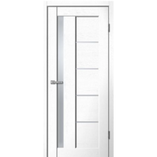 Дверь межкомнатная Сибирь Профиль Статус ST03 Софт белый, стекло матовое